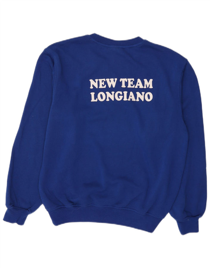 Lotto Mens Graphic Sweatshirt Jumper Small Blue