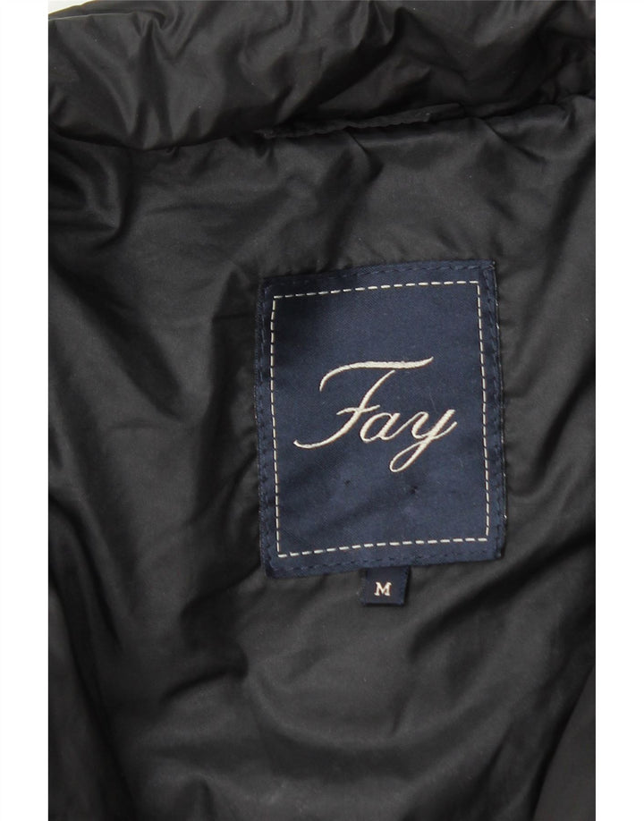 Fay Womens Padded Jacket UK 14 Medium Black