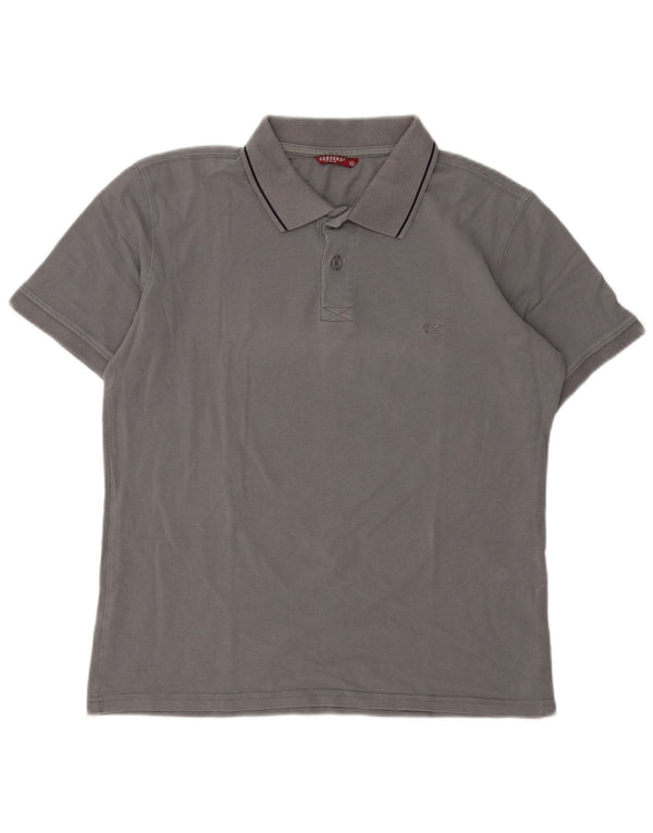 Carrera Mens Regular Fit Polo Shirt Medium Grey Cotton