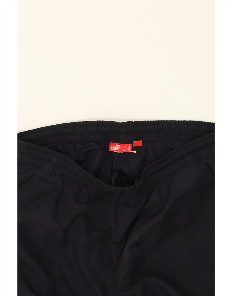 PUMA Mens Sport Shorts Medium Navy Blue Polyester | Vintage Puma | Thrift | Second-Hand Puma | Used Clothing | Messina Hembry 