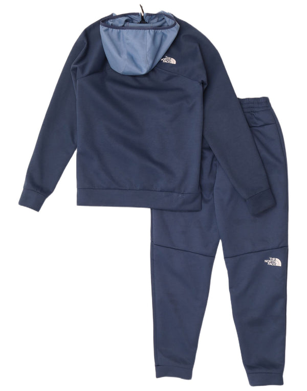 The North Face Mens Full Tracksuit Small Navy Blue Colourblock Polyester