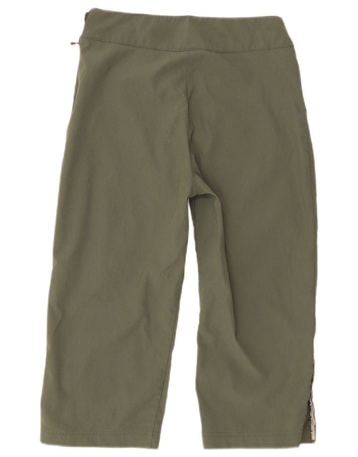 Adidas Womens Bermuda Shorts UK 12 Medium W28 Khaki Polyester