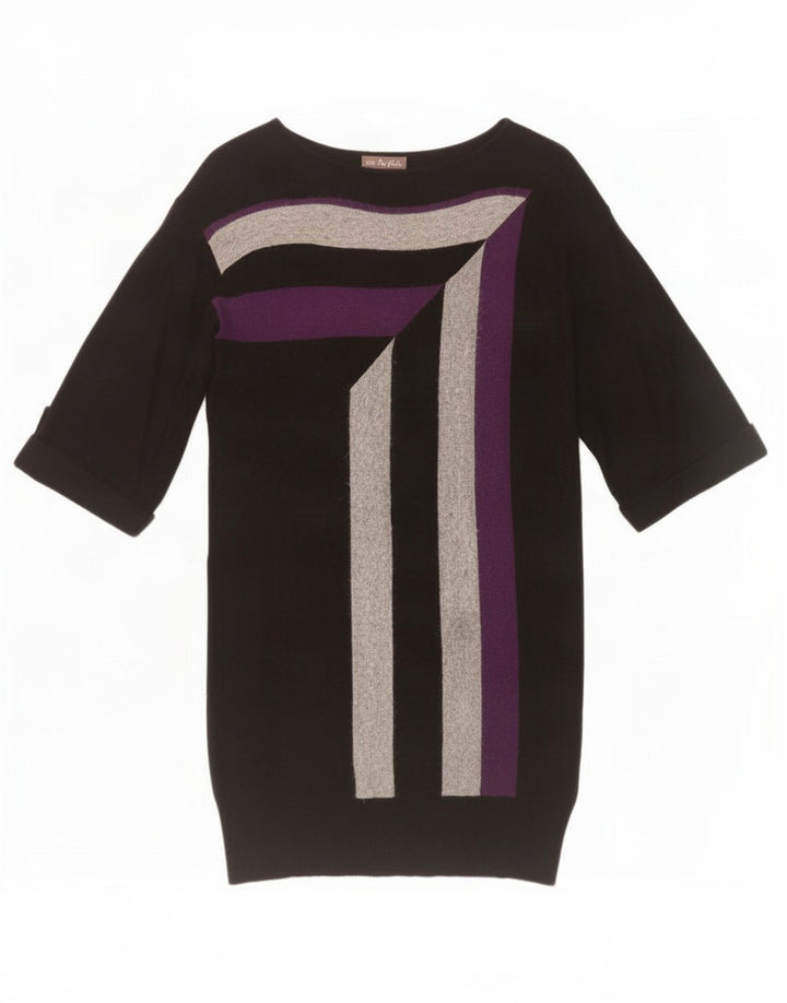Marks & Spencer Womens Jumper Dress UK 14 Medium Multicoloured Striped
