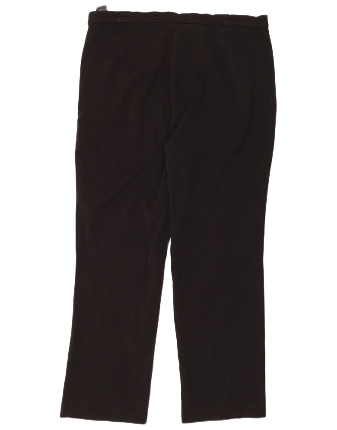 Marks & Spencer Womens Casual Trousers UK 14 Large W34 L30 Black Polyester