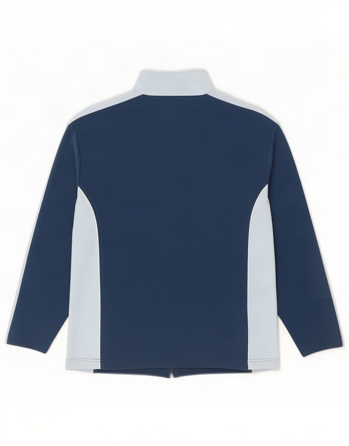 Kappa Mens Tracksuit Top Jacket 2XL Navy Blue Colourblock Polyester