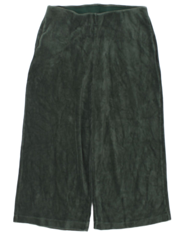 Marks & Spencer Womens Capri Tracksuit Trousers UK 20 2XL  Green Cotton