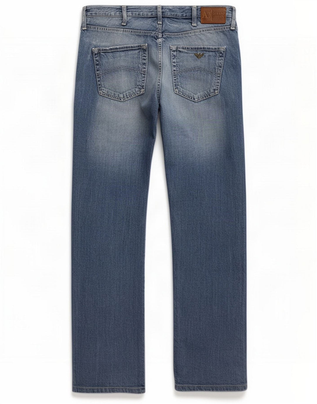 Armani Mens Straight Jeans W33 L31 Blue