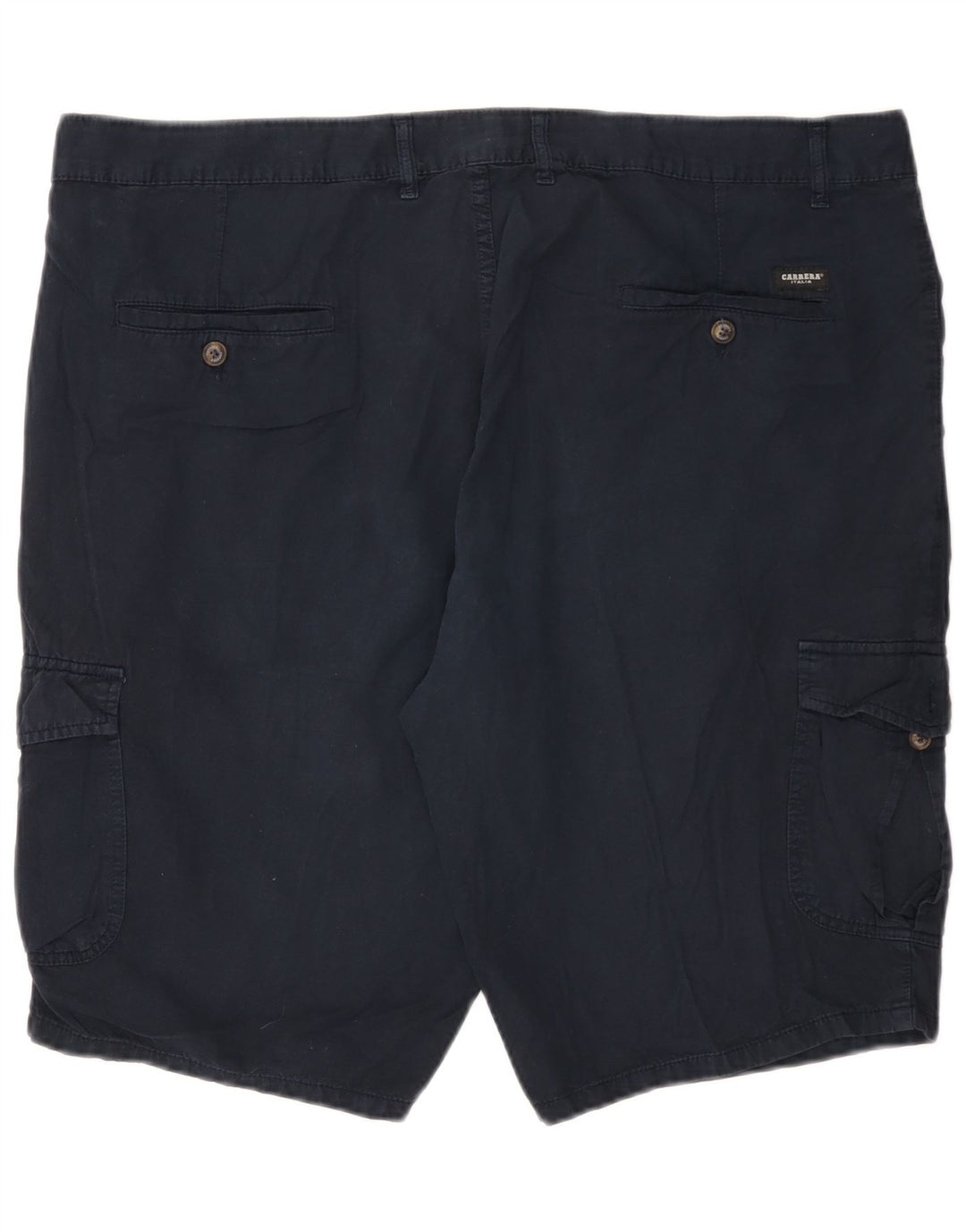 Carrera Mens 618 Cargo Shorts W42 2XL Navy Blue Cotton