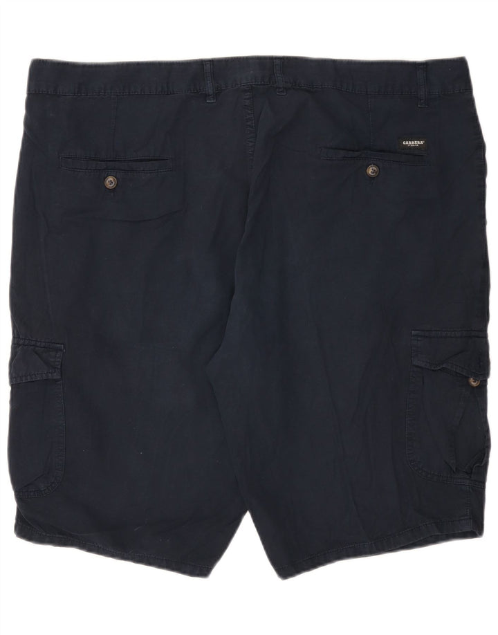 Carrera Mens 618 Cargo Shorts W42 2XL Navy Blue Cotton
