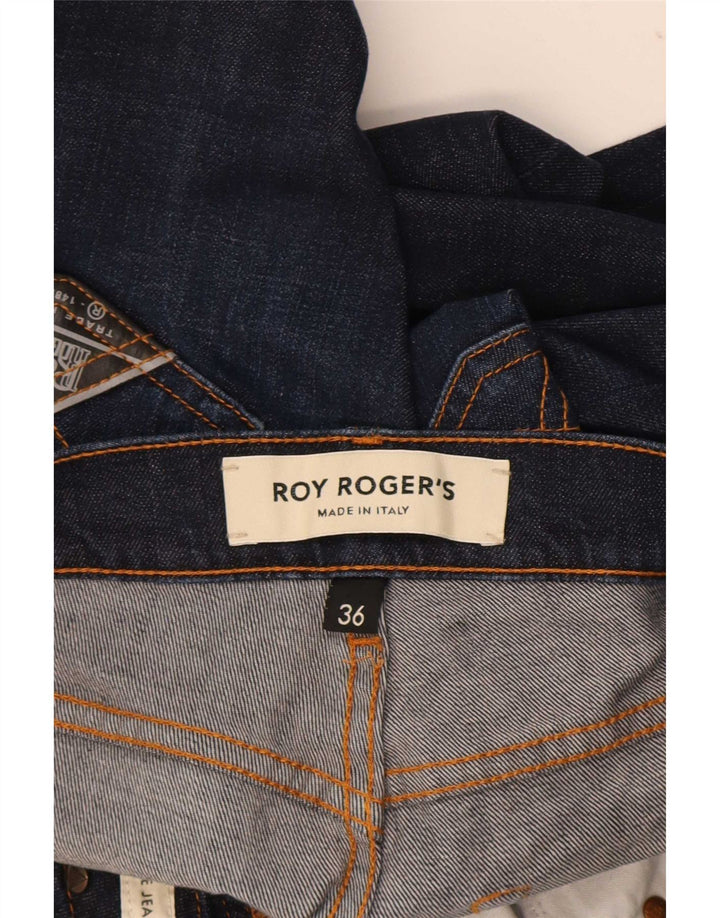 Roy Rogers Mens Slim Jeans W36 L32 Navy Blue Cotton
