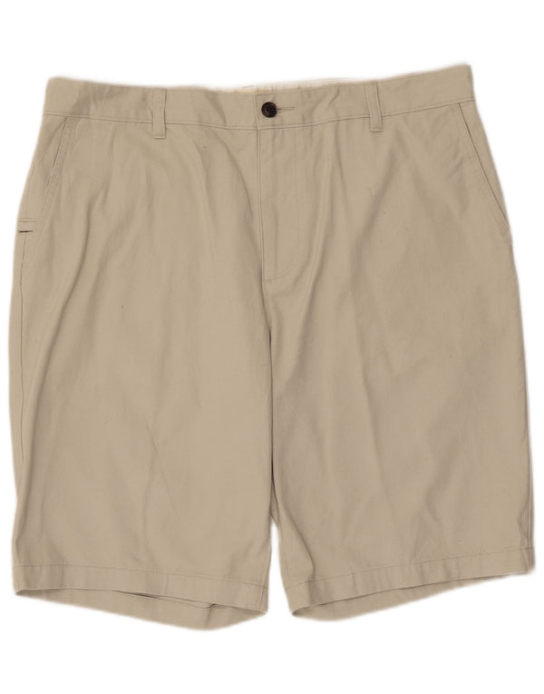 Dockers Mens Cargo Shorts W36 Large Beige Cotton