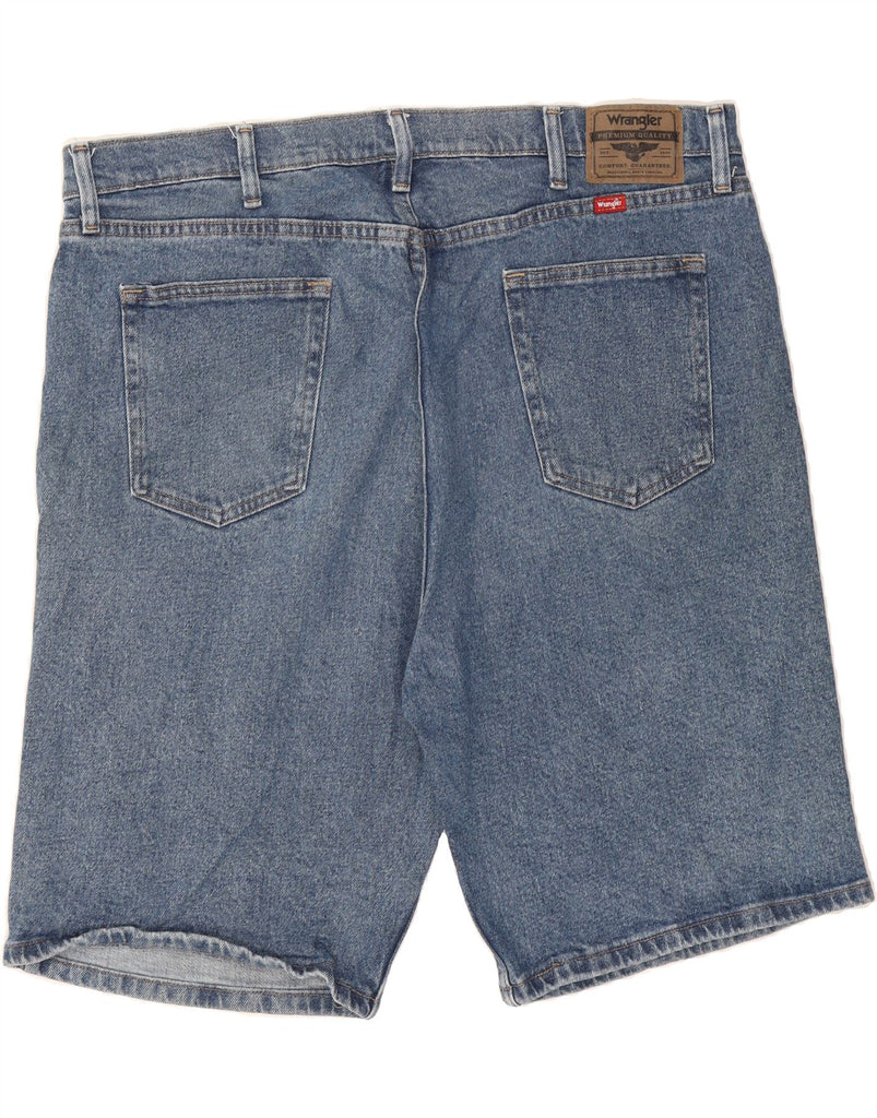 WRANGLER Mens Relaxed Fit Denim Shorts W40 XL Blue Cotton Vintage Wrangler and Second-Hand Wrangler from Messina Hembry 