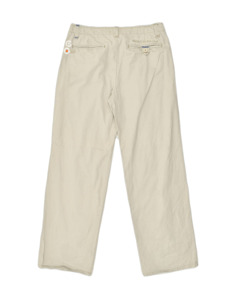 NORTH SAILS Mens Straight Chino Trousers IT 46 Small W34 L31  Grey Cotton | Vintage North Sails | Thrift | Second-Hand North Sails | Used Clothing | Messina Hembry 