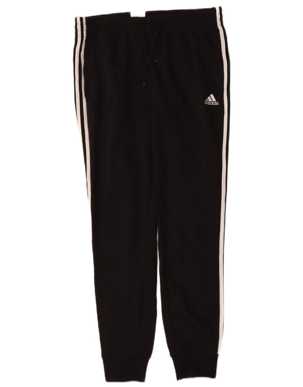 Adidas Womens Tracksuit Trousers Joggers UK 12/14 Medium Black Cotton