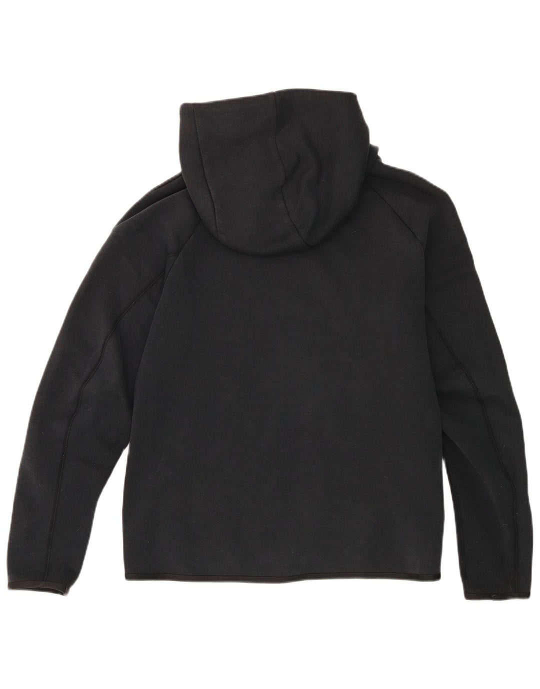 Nike Mens Zip Hoodie Sweater Small Black Cotton