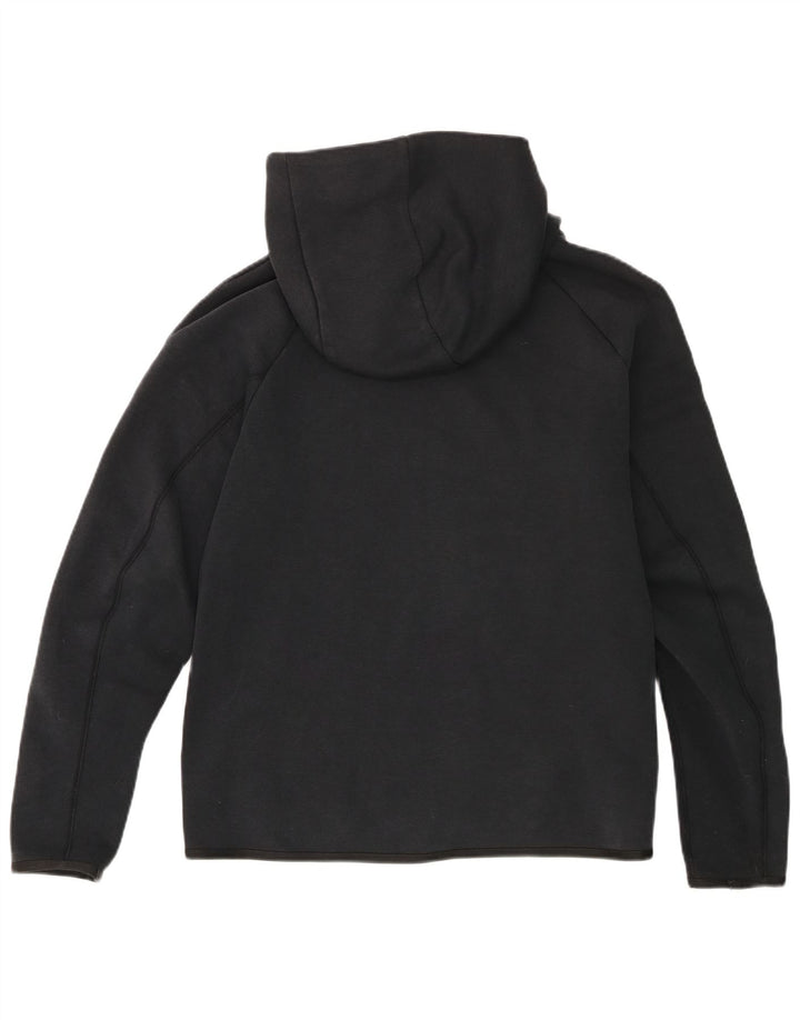Nike Mens Zip Hoodie Sweater Small Black Cotton