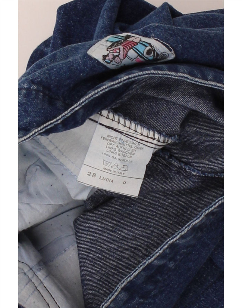 VINTAGE Womens Lucia Fit High Waist Jeans W28 L26 Blue Cotton Vintage Vintage and Second-Hand Vintage from Messina Hembry 