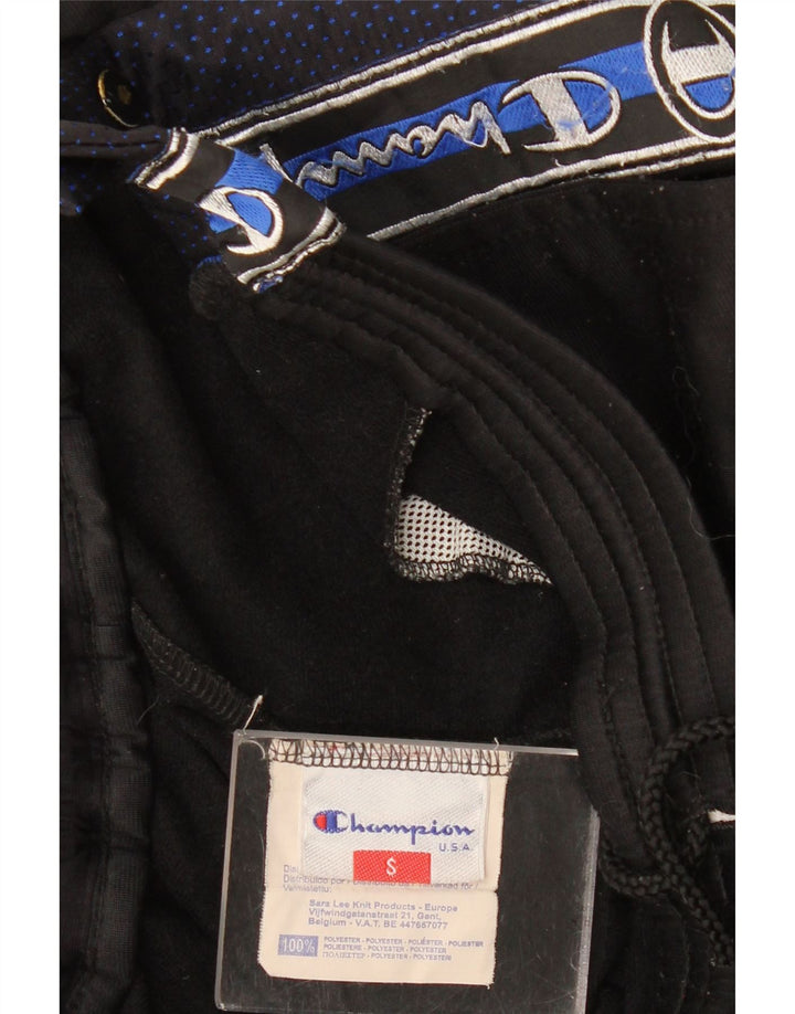Champion Mens Graphic Tracksuit Trousers Small  Black Polyester