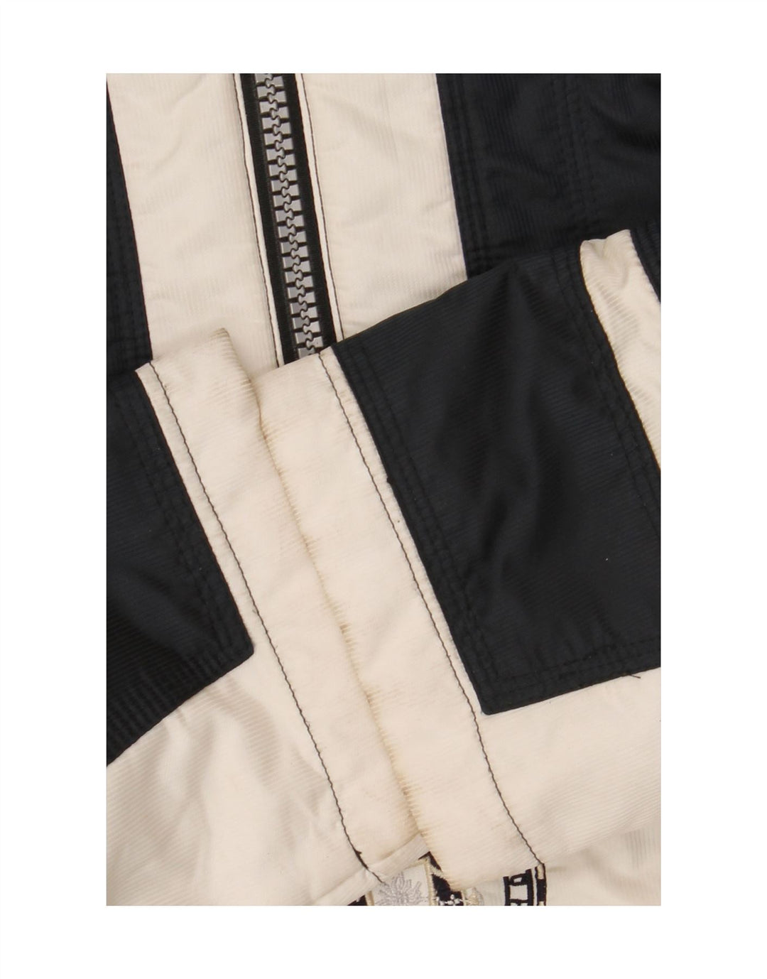 Sportalm Mens Graphic Ski Jacket EU 38 Medium Navy Blue Colourblock