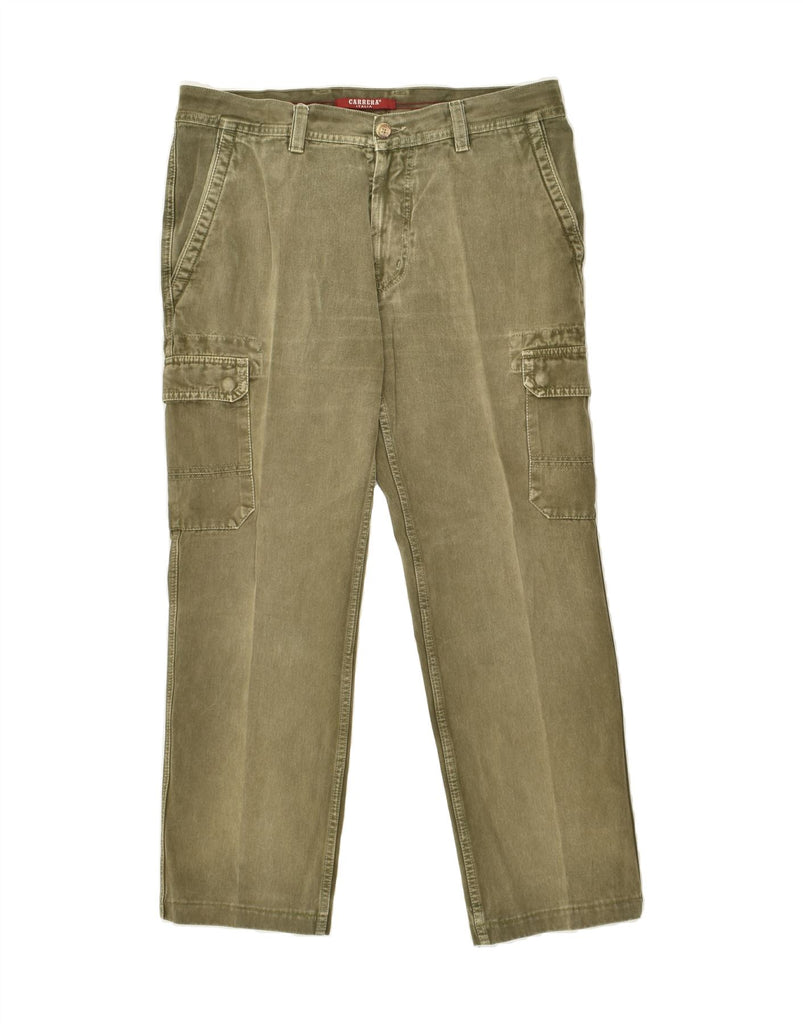 CARRERA Mens Cargo Straight Jeans W34 L27  Green | Vintage Carrera | Thrift | Second-Hand Carrera | Used Clothing | Messina Hembry 