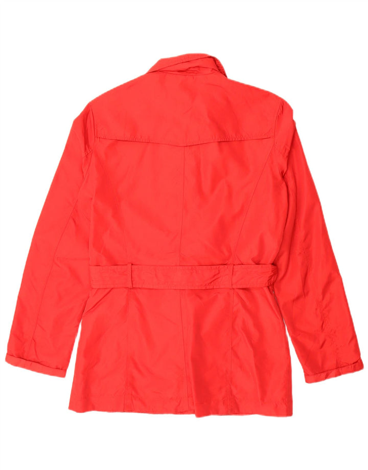 Zara Womens Utility Jacket UK 10 Small Red Nylon