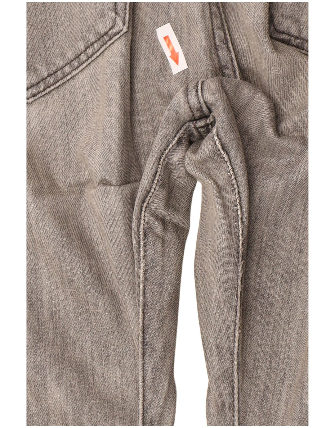 Levi's Mens 501 Straight Jeans W34 L34 Grey Cotton