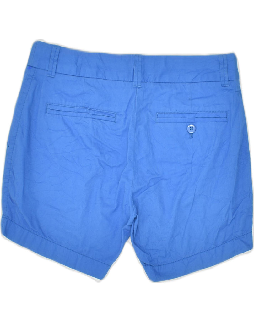 J. CREW Womens Broken In Chino Shorts US 00 2XS W30 Blue Cotton | Vintage J. Crew | Thrift | Second-Hand J. Crew | Used Clothing | Messina Hembry 