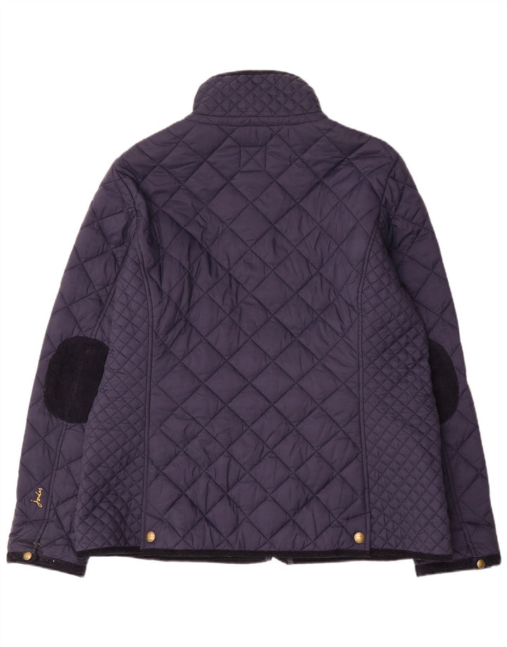 Joules Womens Quilted Jacket UK 18 XL Navy Blue Polyamide