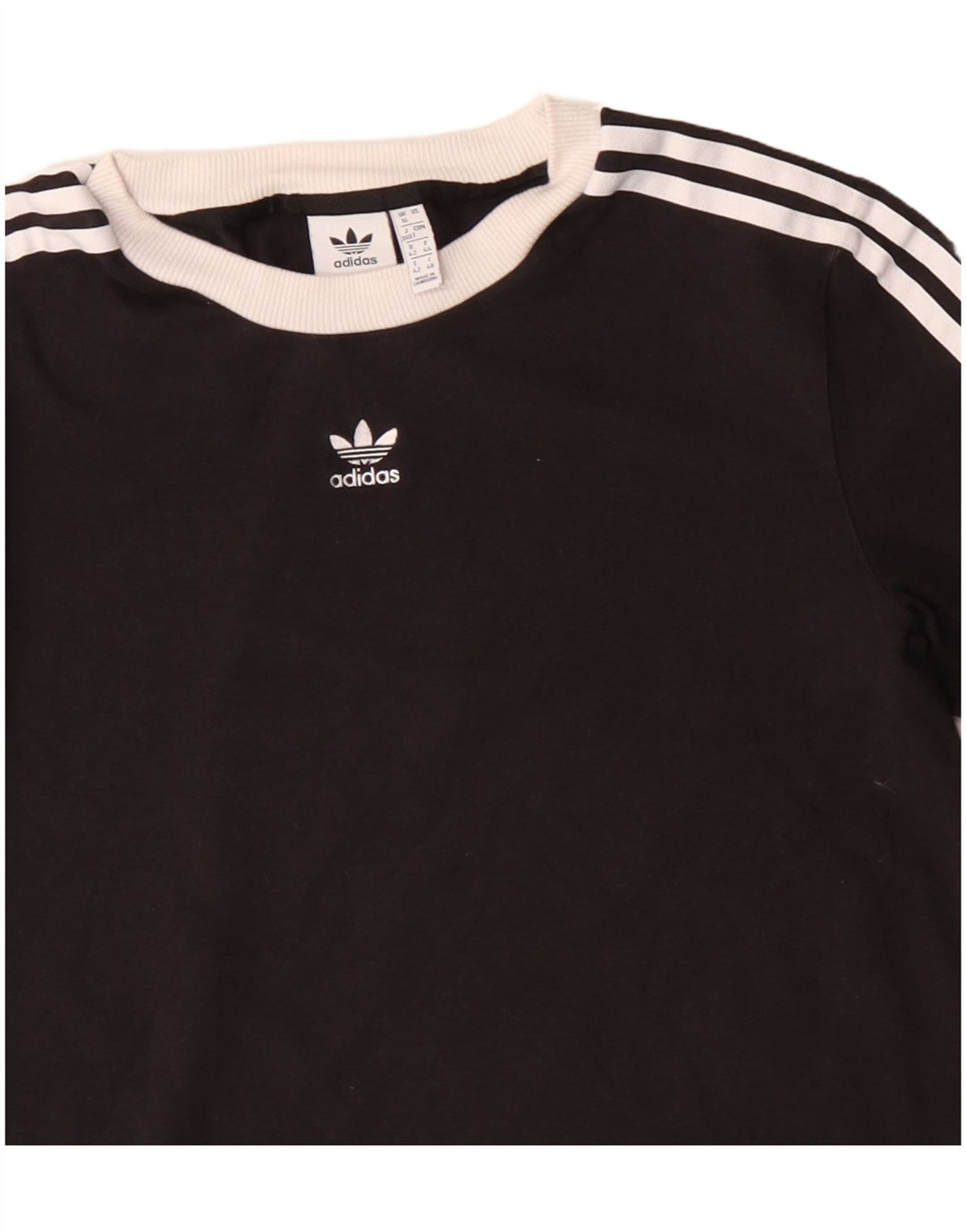 Adidas Womens Top Long Sleeve UK 16 Large  Black