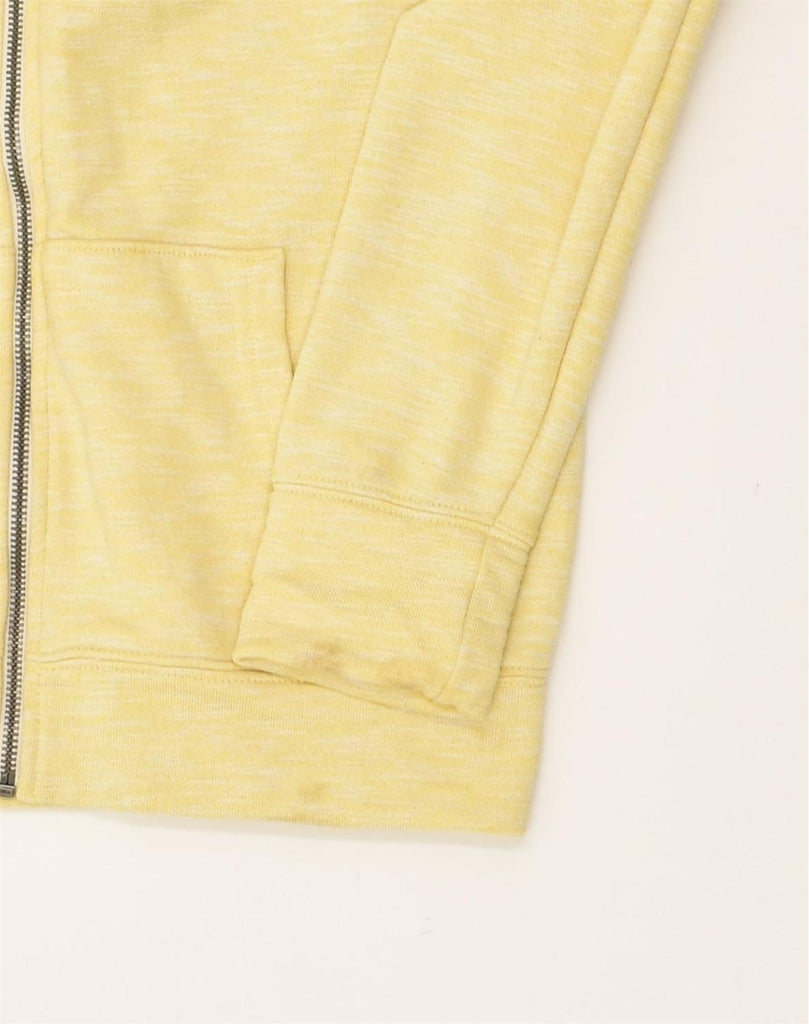 GAP Mens Zip Hoodie Sweater Medium Yellow Cotton | Vintage Gap | Thrift | Second-Hand Gap | Used Clothing | Messina Hembry 