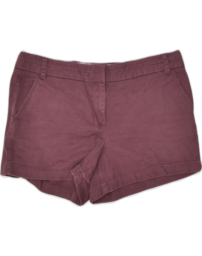 J. CREW Womens Chino Shorts US 14 XL W38  Maroon | Vintage J. Crew | Thrift | Second-Hand J. Crew | Used Clothing | Messina Hembry 