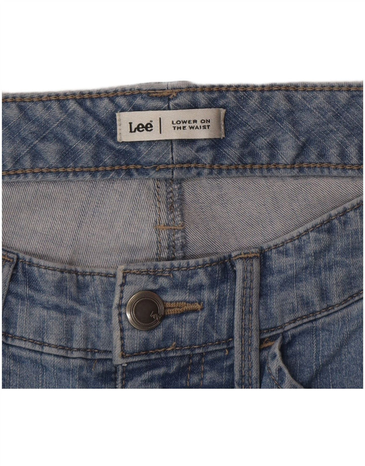 Lee Womens Low Waist Capri Jeans W28 L20 Blue