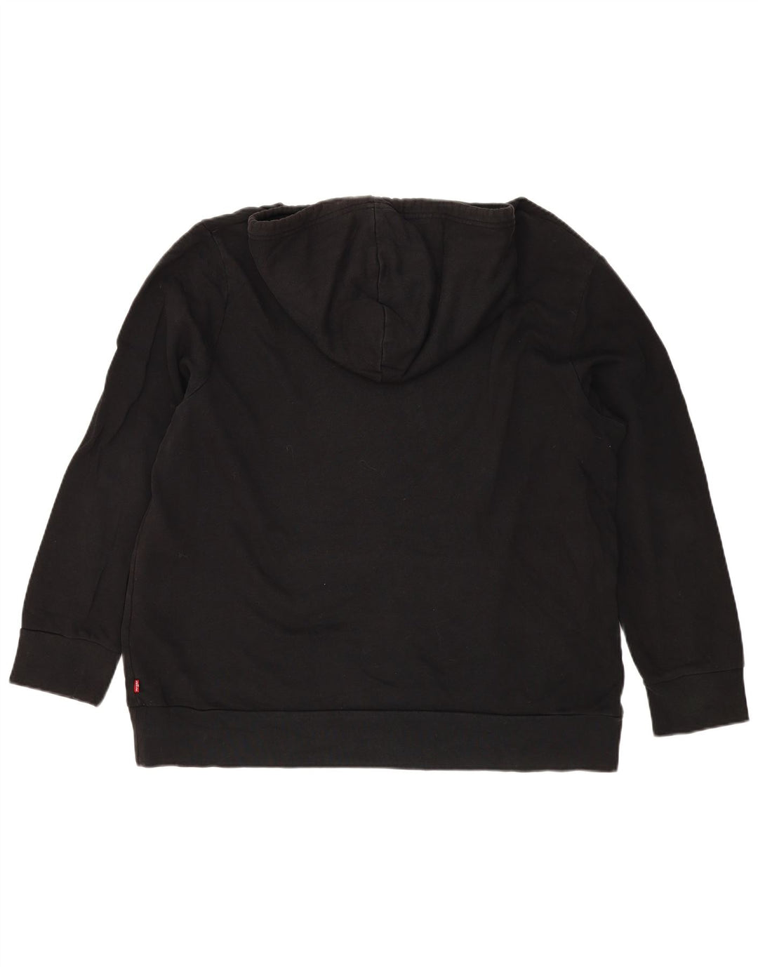Levi's Mens Graphic Hoodie Jumper 2XL Black Cotton