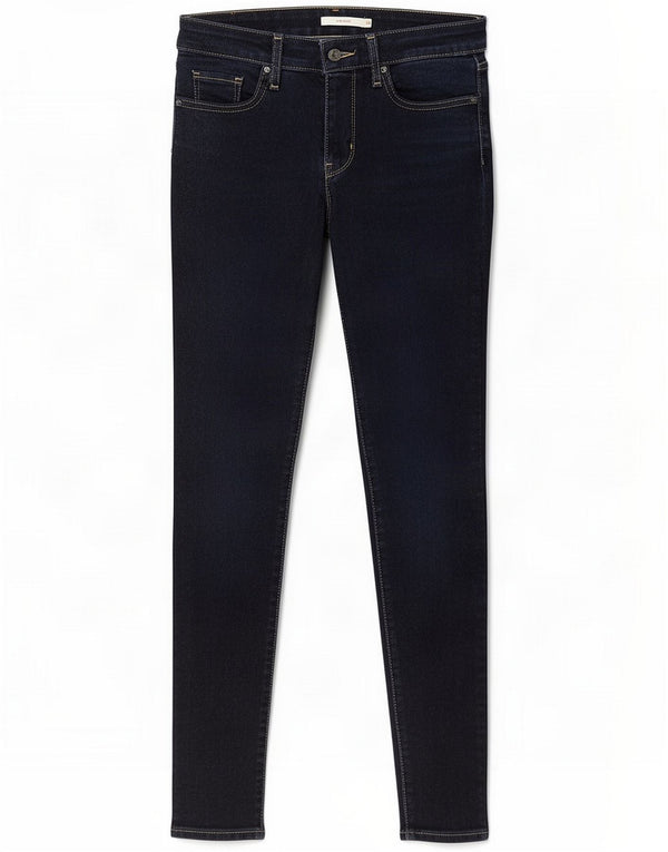 Levi's Mens 711 Skinny Jeans W26 L32 Navy Blue Cotton