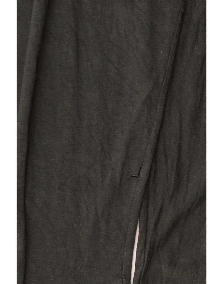 Zara Womens Hooded Oversized Top Long Sleeve UK 10 Small Black
