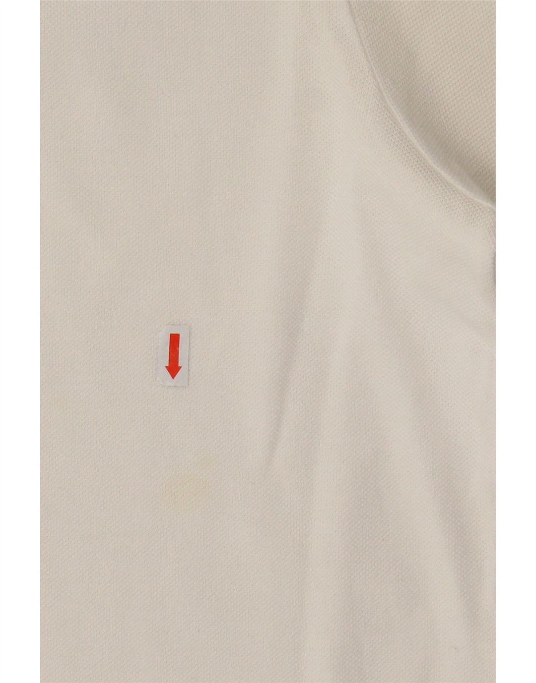 LACOSTE Mens Polo Shirt Size 6 XL White Cotton
