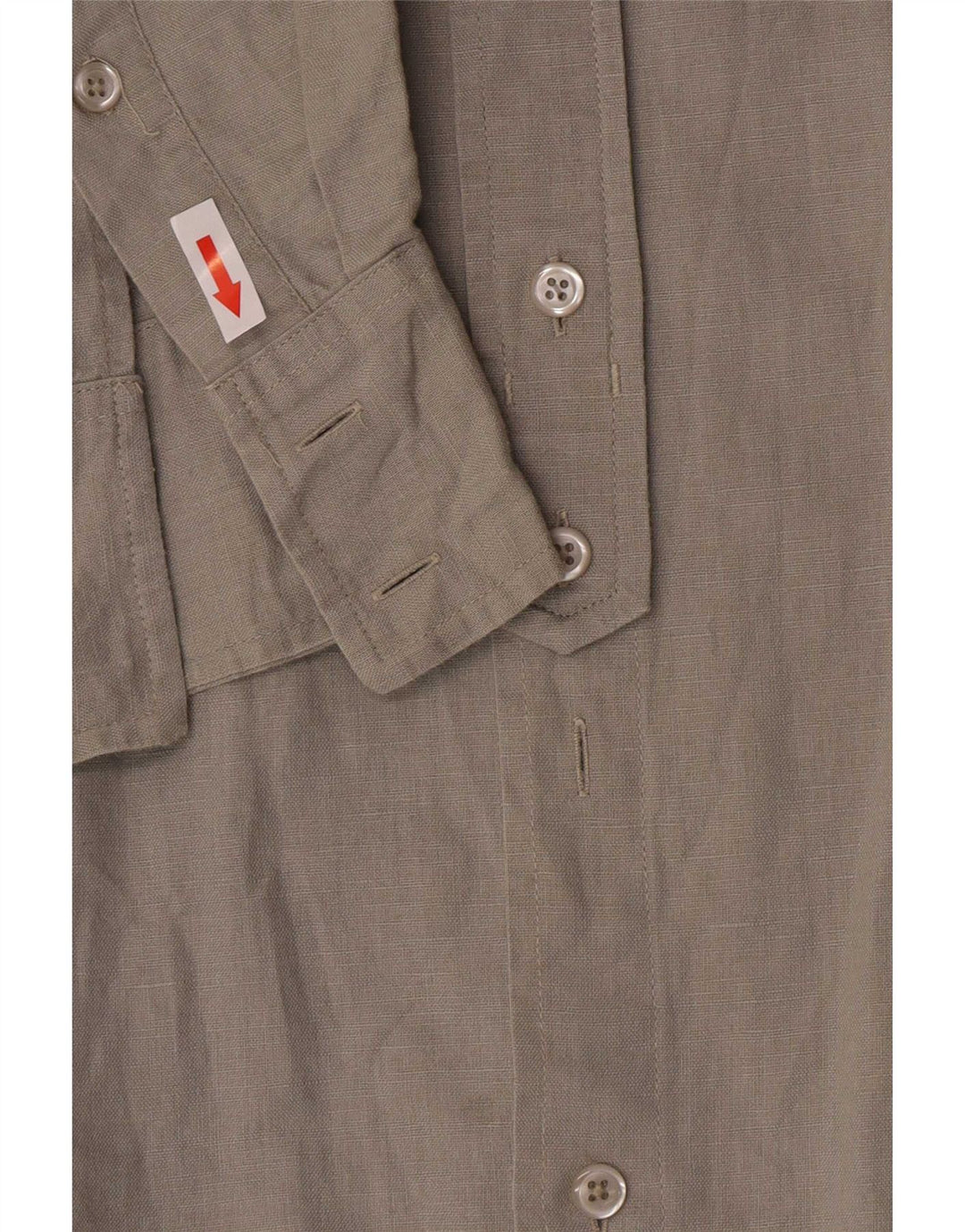 Marlboro Classics Mens Shirt Large Grey Linen