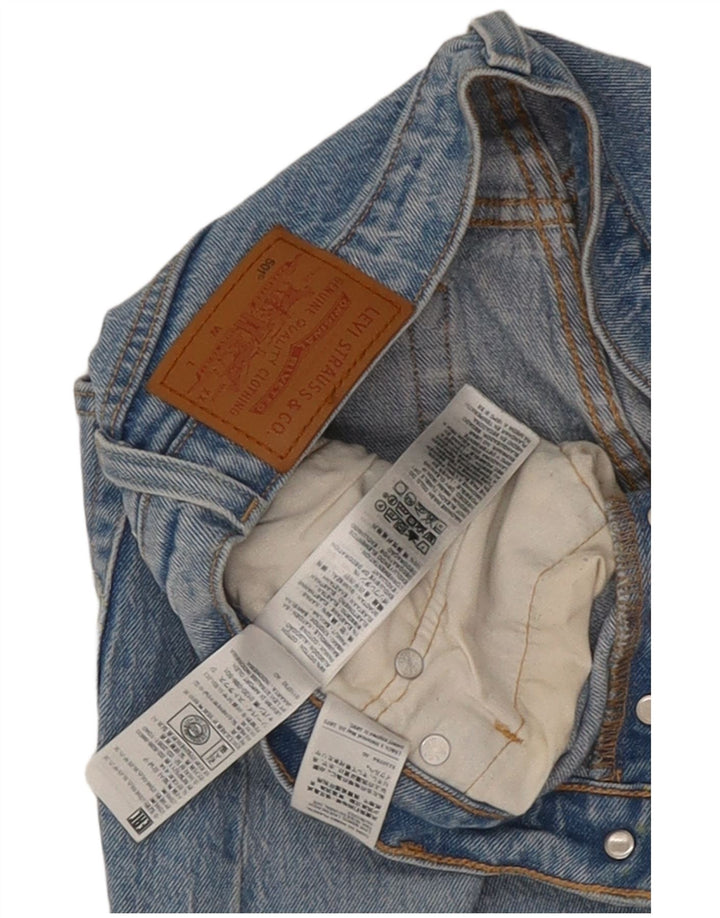 Levi's Womens 501 Straight Jeans W28 L28 Blue Cotton