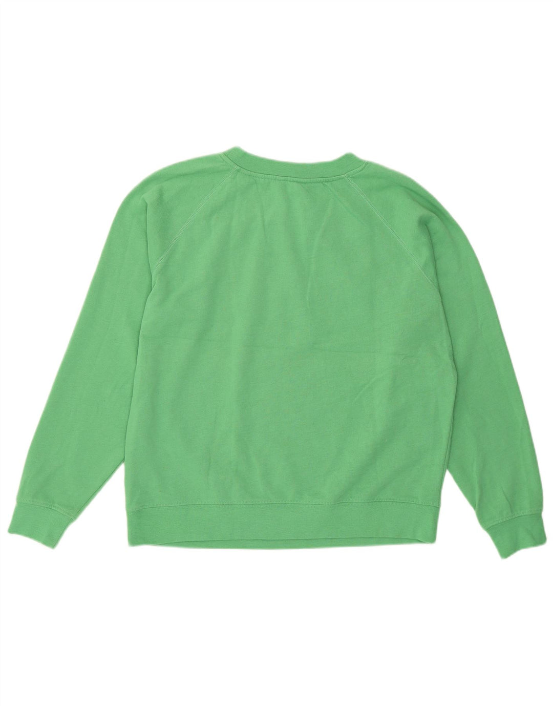 Jack Wills Womens Graphic Oversized Sweatshirt Jumper UK 10 Small Green