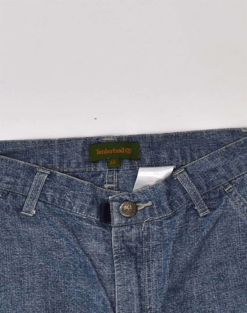 TIMBERLAND Girls Graphic Loose Jeans 11-12 Years W25 L27 Blue Cotton | Vintage Timberland | Thrift | Second-Hand Timberland | Used Clothing | Messina Hembry 