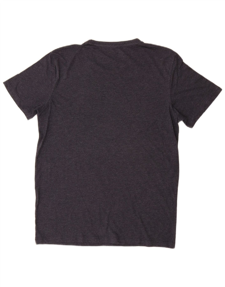 Jack & Jones Mens Graphic T-Shirt Top Large Navy Blue