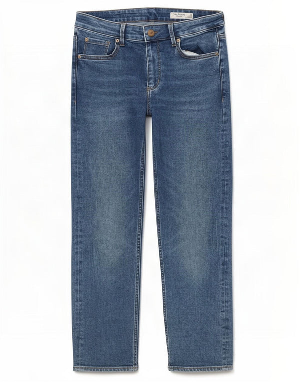 Marks & Spencer Womens The Sienna Straight Jeans UK 12 Medium W30 L25 Blue