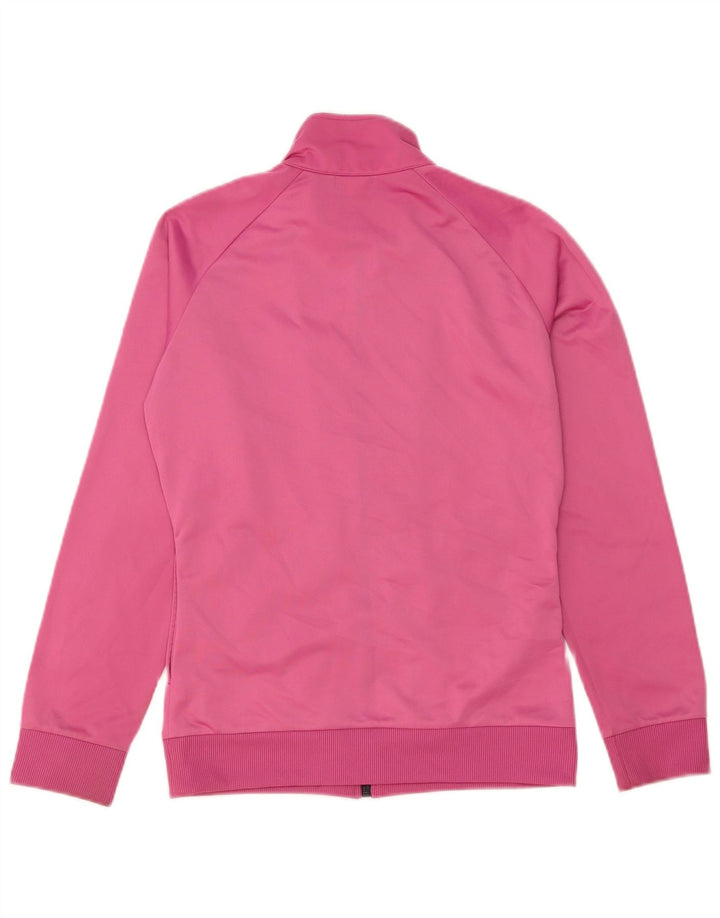 Kappa Womens Tracksuit Top Jacket UK 14 Large Pink Polyester