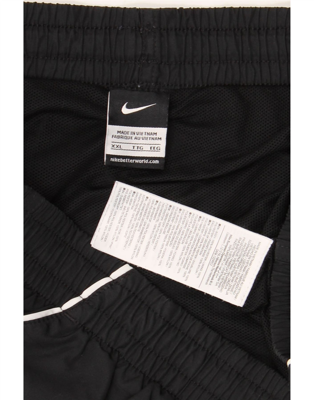 Nike Mens Graphic Sport Shorts 2XL Black Polyester