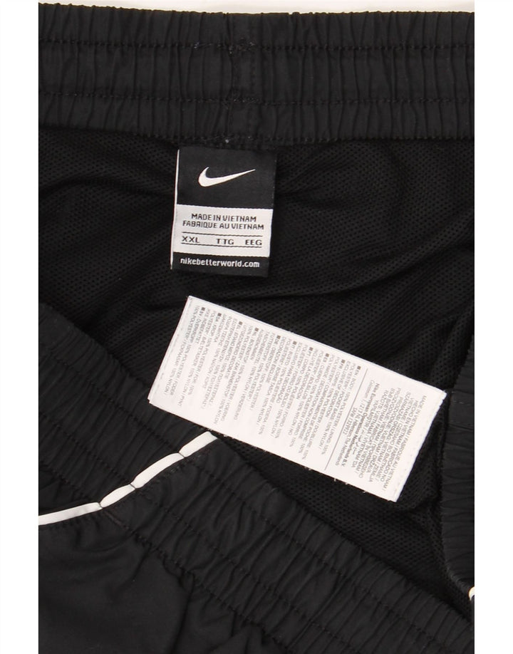 Nike Mens Graphic Sport Shorts 2XL Black Polyester