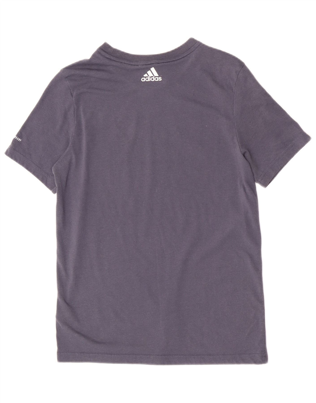 Adidas Boys Regular Graphic T-Shirt Top 13-14 Years Navy Blue Polyester