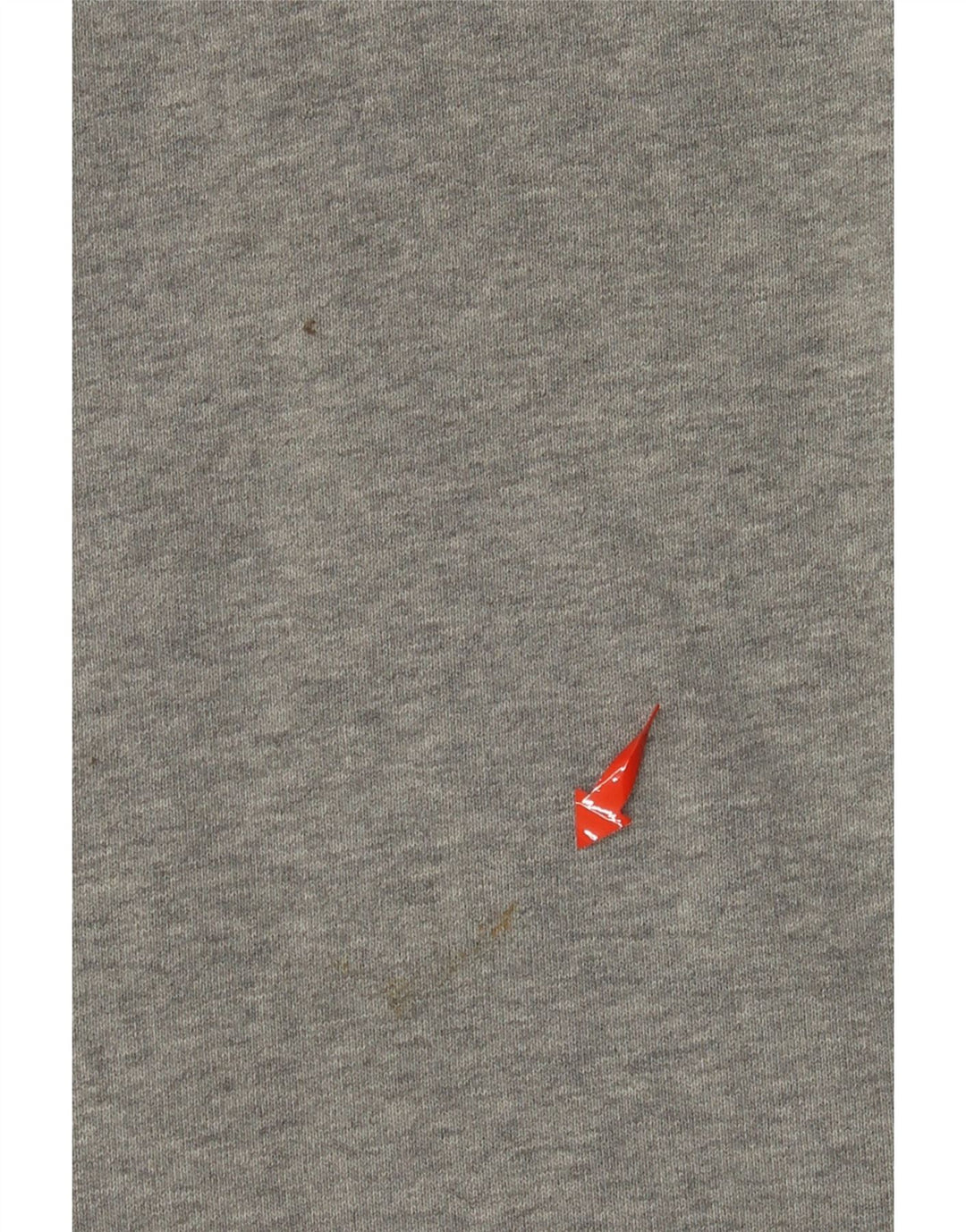 TOMMY HILFIGER Mens Graphic Hoodie Jumper Medium Grey Colourblock Cotton