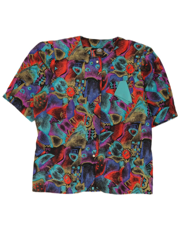 Golden Gate Womens Abstract Pattern Shirt Blouse IT 44 Medium Multicoloured