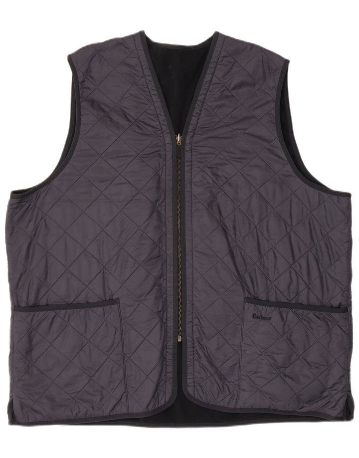 Barbour Mens Liner Quilted Gilet UK 44 2XL Navy Blue Polyamide