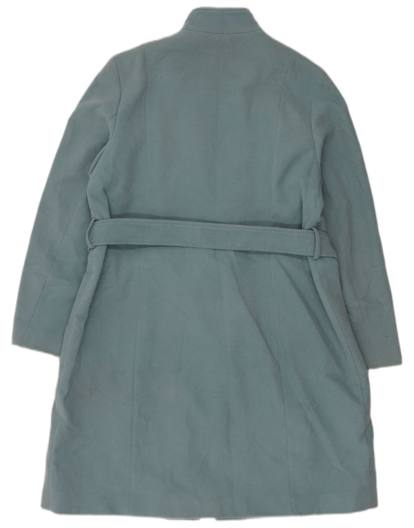 Marks & Spencer Womens Loose Fit Overcoat UK 18 XL  Blue Polyester